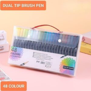 IMG-20250627-WA0030 Ready Dual Tip Brush Pen (isi 48 pcs)