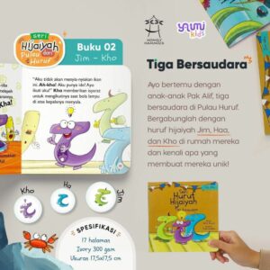 Ready Seri Huruf Hijaiyah (Jim - Kho Tiga Bersaudara)
