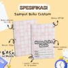 PO 2026 Sampul Buku Custom Nama