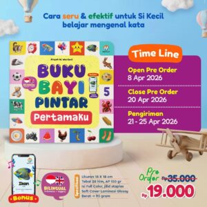 PO 2026 Buku Bayi Pintar Pertamaku (Ziyad)