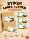 PO 2026 Stiker Label Bukuku Non Custom Nama