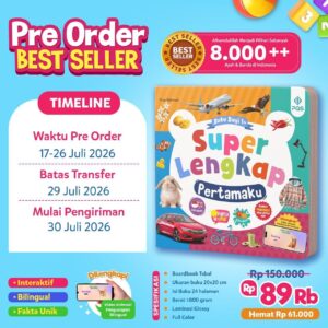 PO 2026 Buku Bayi 1+ Super Lengkap Pertamaku