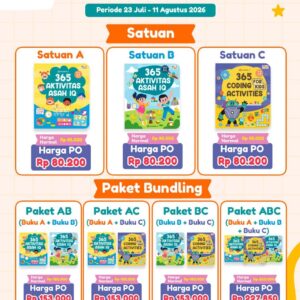 PO 2026 Buku Aktivitas Asah IQ & Coding Anak