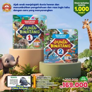PO 2026 Paket Ensiklopedia Pertamaku - Dunia Binatang Seri 1 & 2 (Ziyad)