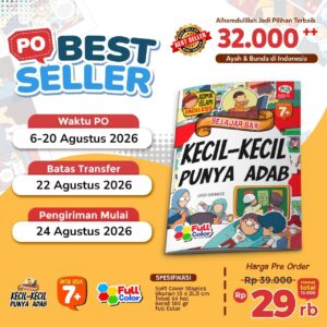 PO 2026 Best Seller Komik Kecil-Kecil Punya Adab