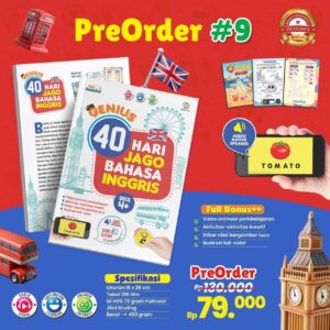 PO 2026 Tahap 9 Genius 40 Hari Jago Bahasa Inggris (Ziyad)
